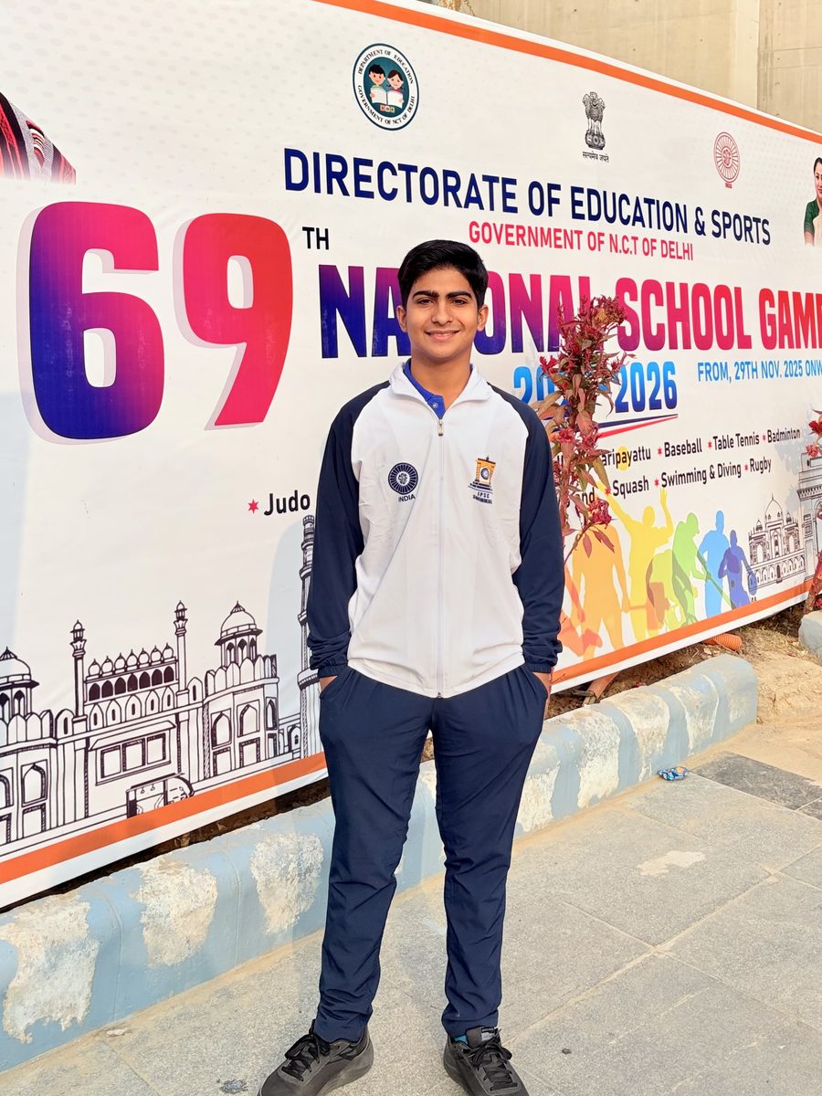 Kabir Singh Shergill at the 69th National School Games